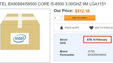 Photo of Intel Core i3-8300 y Core i5-8500 saldrían a la venta el 14 de febrero